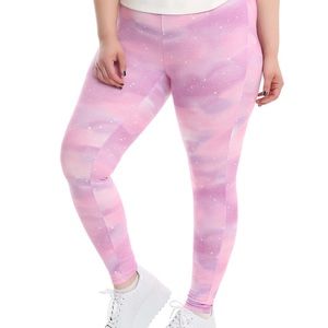 NWT HT Blackheart Pastel Sky Leggings Plus Size
